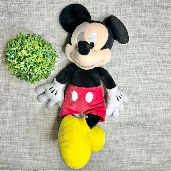 Official Disney Parks 18” plush Mickey Mouse stuffy, very clean! - Picture 2 of 4